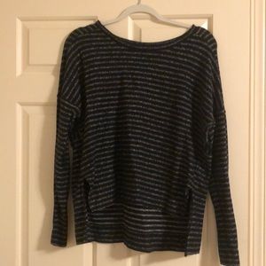 Madewell Black Striped Sweater